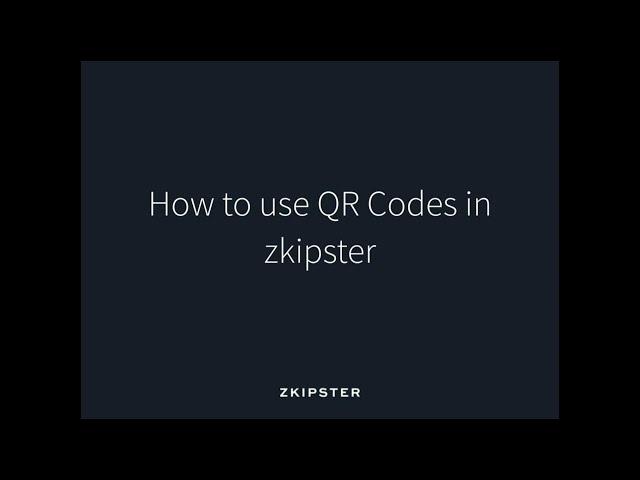 Guest Check-in: How to use QR Codes in zkipster | zkipster Tutorial