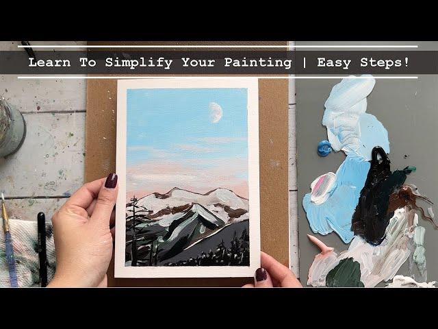 Acrylic Painting : Paint an Abstract Landscape