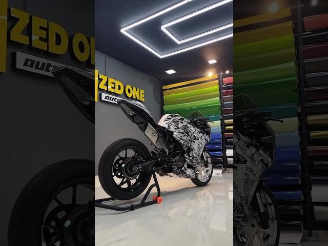 RC 390 crash  New white colour modified RC 390  #rc390 #ytshorts #shorts #viralshorts