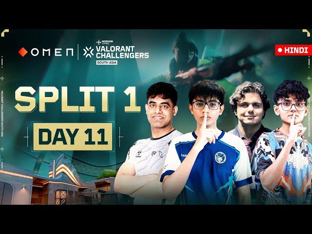[HINDI] OMEN VALORANT Challengers South Asia 2025 Split 1 - Day 11