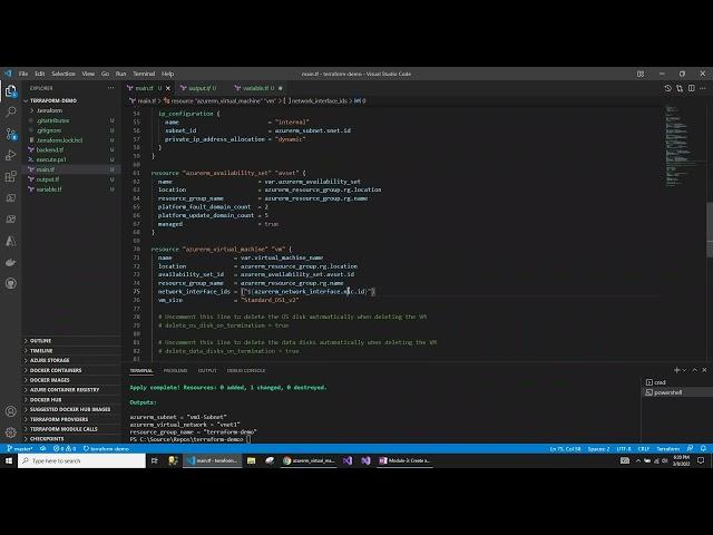 Module 3 Create azure Linux Virtual Machine using terraform