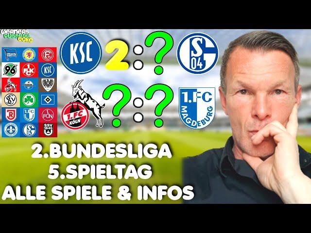 2. Bundesliga Tippspiel 5. Spieltag 2024/25  KSC - Schalke | Hertha - Düsseldorf