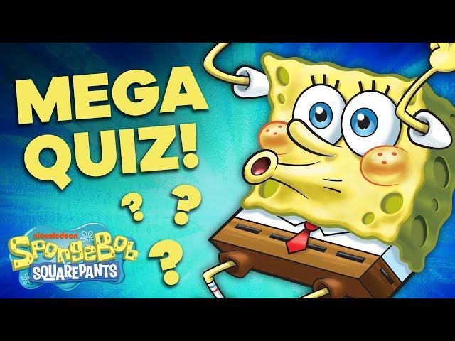 Can You Get a Perfect Score on Superfan Megaquiz #3?  SpongeBob