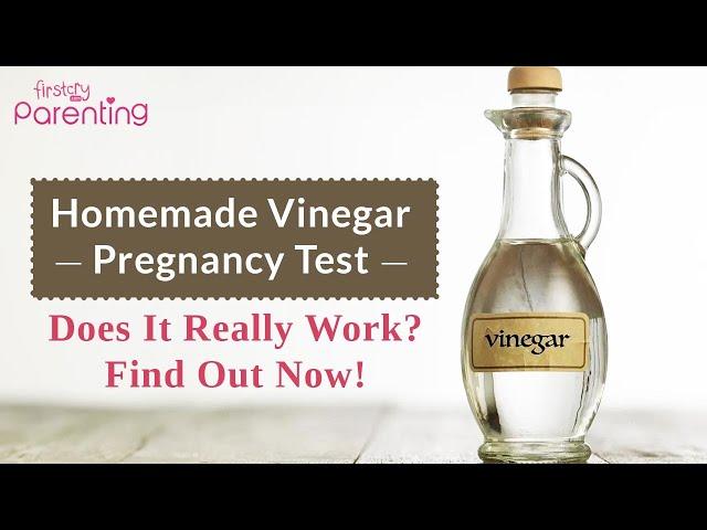 Home Pregnancy Test With Vinegar | Vinegar Pregnancy Test | Homemade Pregnancy Test