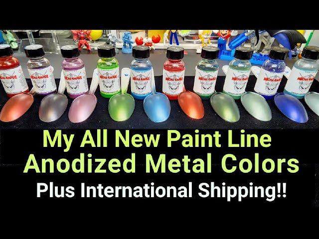 My All New Paint Line - Anodized Metal Colors - International Shipping Too!