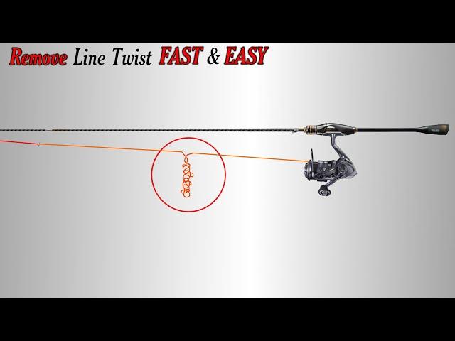 How to Remove Line twist FAST & EASY