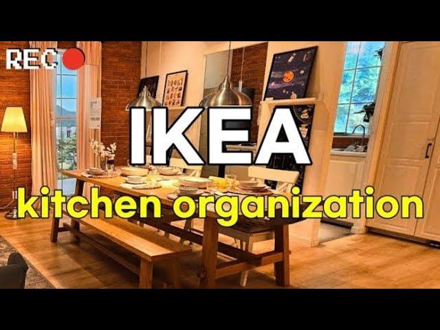 IKEA kitchen organization installation SHOWROOM  shopping in korea vlog ,haul , KOREA VLOG FOOD