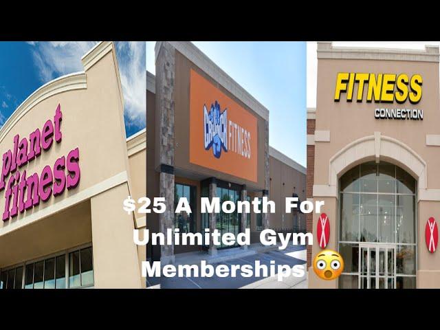 $25 A MONTH FOR UNLIMITED GYM MEMBERSHIPS!!!! USING ACTIVE & FIT DIRECT....