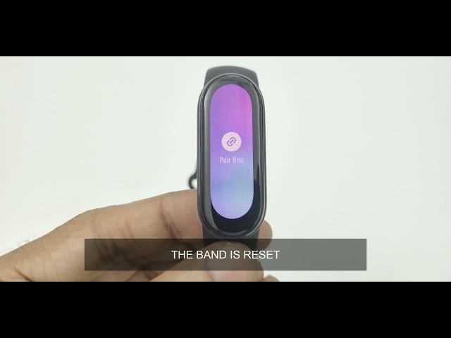 Mi Band 6  - How to Reset