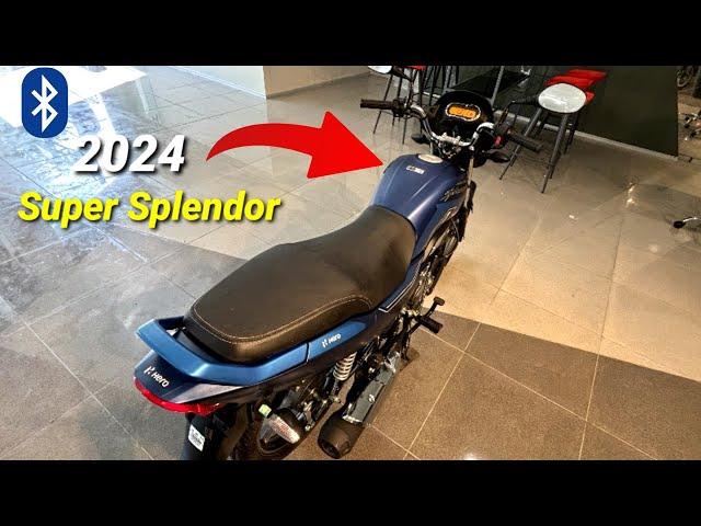 New Launch 2024 Hero Super Splendor Xtec 125 Details Review | On Road price New Changes mileage 