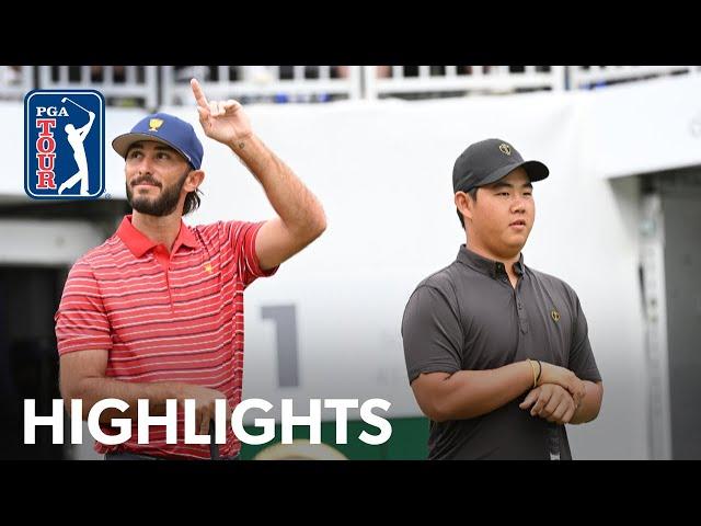 Max Homa defeats Tom Kim 1-up  | Sunday Singles | Presidents Cup | 2022