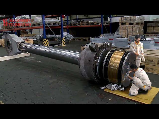 Amazing Hydraulic Cylinder Manufacturing Technology - Incredible 40 TON Cylinder Overhaul