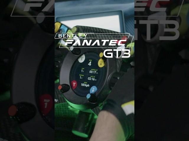 Fanatec Launches Bentley GT3 Steering Wheel #fanatec #bentley #racing