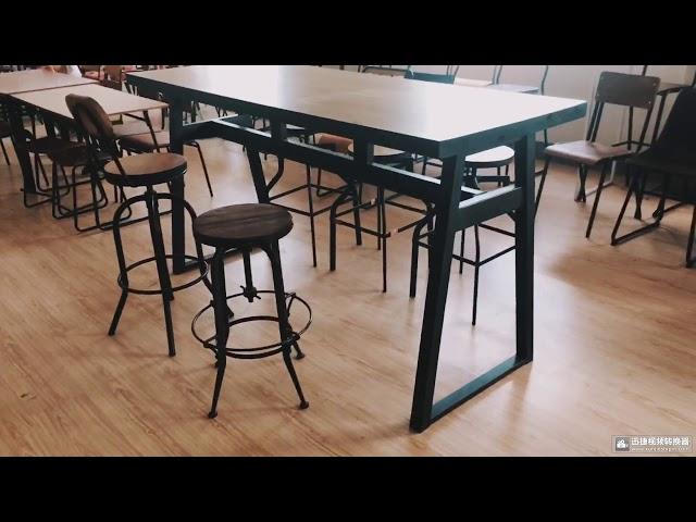 Saimei factory metal bar table and bar stool chair