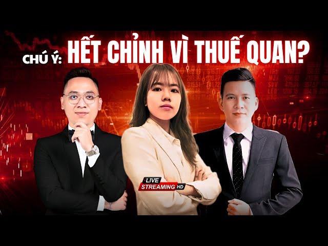 VNindex hôm nay: Thị trường chứng khoán sẽ hết điều chỉnh vì thuế quan Mỹ và Trung Quốc?