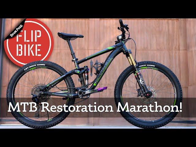 Restoring 11 Used Mountain Bikes Back to Back!