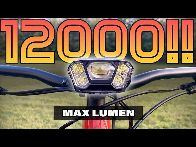 The WORLDS Most POWERFUL Bike Light / Magicshine Monteer 12000