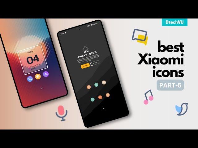 Best Xiaomi Themes for Icons | BEST HyperOS Icons Part-5