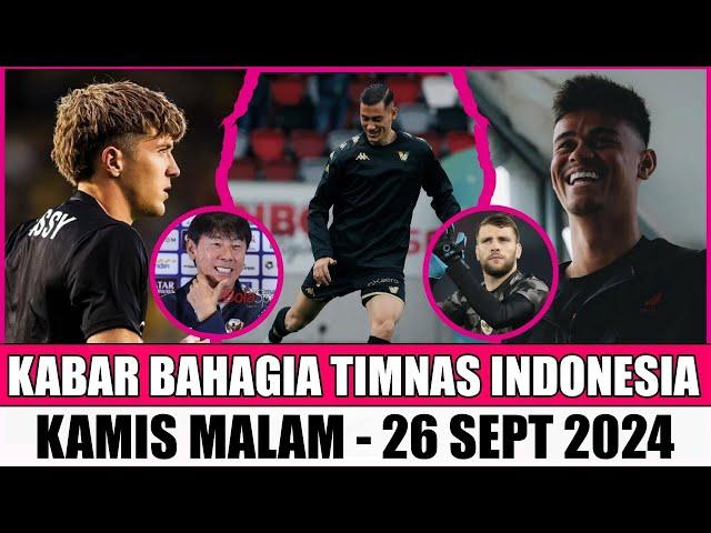 MANTAB! LANGKAH SUPER GEMILANG! 8 BERITA TIMNAS HARI INI26/09/2024Kabar Timnas Indonesia^^^