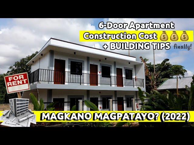 Magkano magpatayo ng 6-Door Apartment | Construction Cost + TIPS