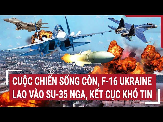 Battle for survival: Ukrainian F-16 crashes into Russian Su-35—unbelievable!