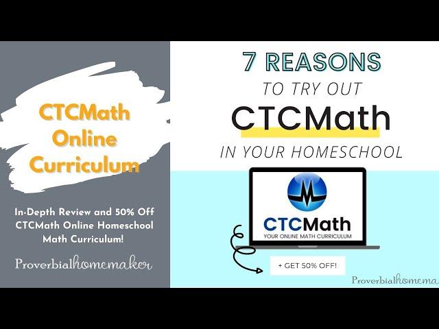 Review of CTCMath & 7 Reasons to Give it a Try!