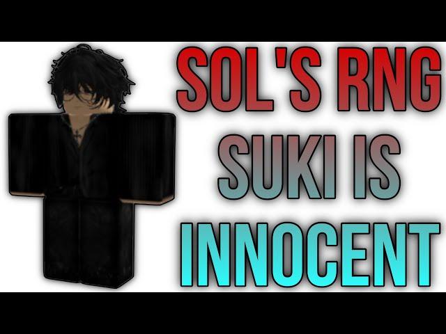 Roblox Sol's RNG Suki Debunks Everything