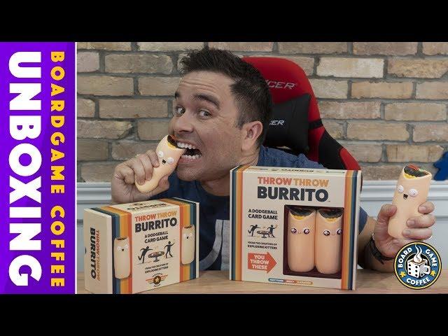 Throw Throw Burrito 4k Unboxing With Board Game Coffee