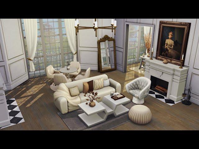 Parisian Apartment • The Sims 4 • No CC | Speed Build