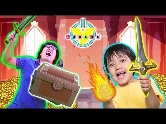 RYAN vs DADDY in EPIC ROBLOX DUNGEON QUEST ! Escape the UNDERGROUND!