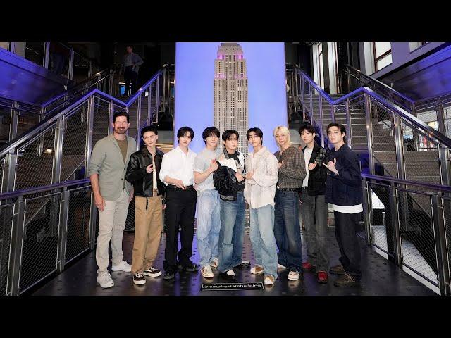 Stray Kids Light Up The Empire State Building