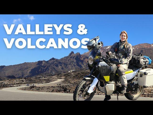 Volcano Views and Scenic Valleys | Solo motorcycle camping trip through New Zealand [S6-E2]