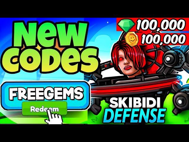 *NEW CODES* ALL NEW WORKING CODES FOR SKIBIDI TOWER DEFENSE 2024! ROBLOX SKIBIDI TOWER DEFENSE CODES