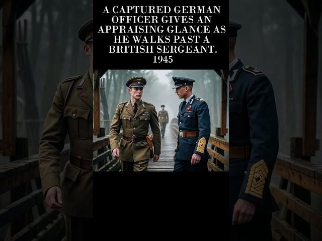 Rare WW2 Footage Shows Tense Encounter Between Enemy Officers 1945