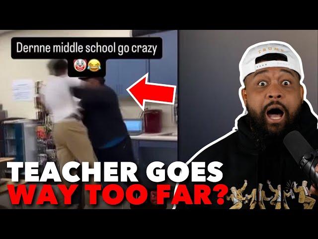 Teacher GOES FULL WWE On Student After TALKING ABOUT His MAMA?