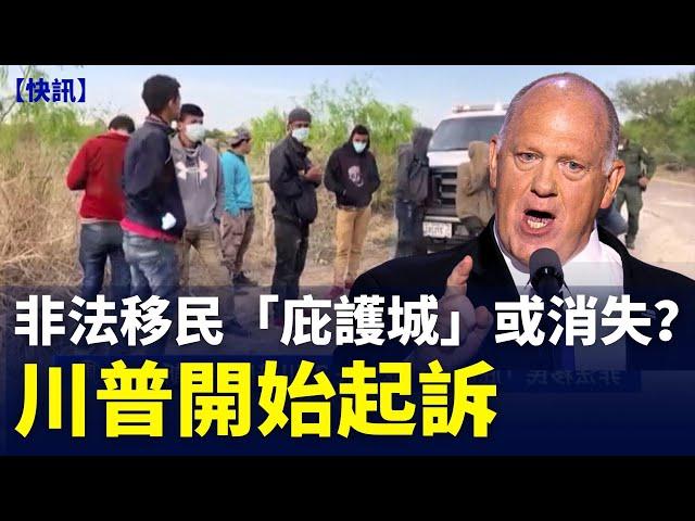 【快訊】非法移民「庇護城」或消失？ 川普開始起訴
