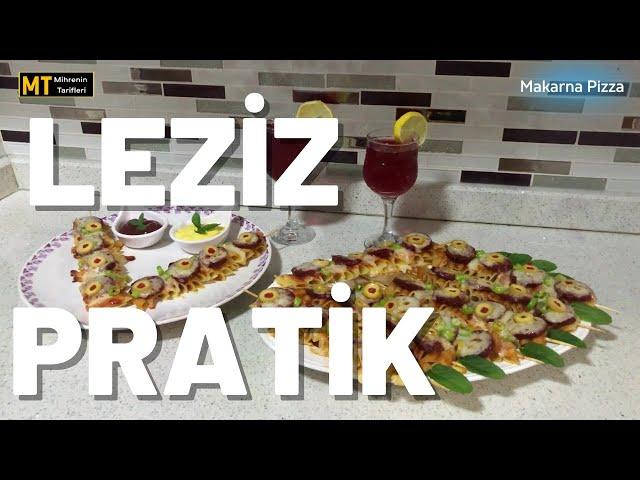 Makarna Pizza// Süpriz Yemek Sunumları// Özel Gün Sunumları//Pratik Tarifler