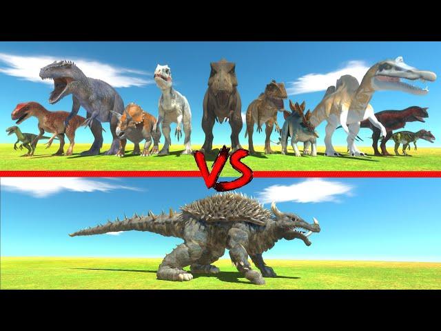 Anguirus in Battle with All Dinosaurs of Arbs - Animal Revolt Battle Simulator