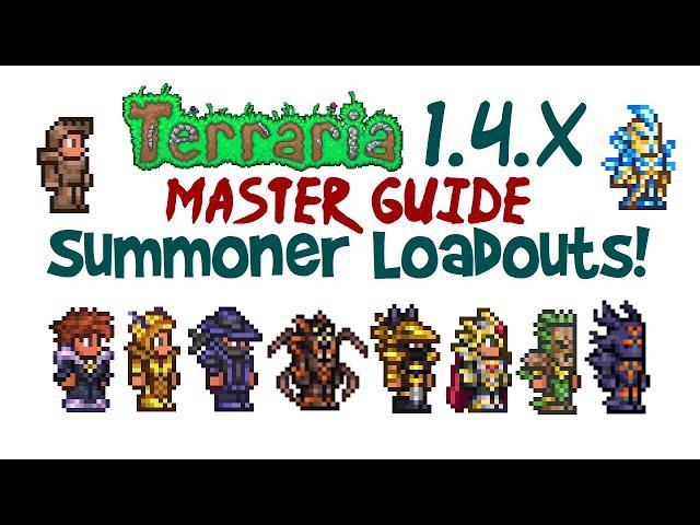 Best Terraria Summoner Loadout Guide, 1.4.x! (Master Mode, Pre-Hardmode & Hardmode Progression)