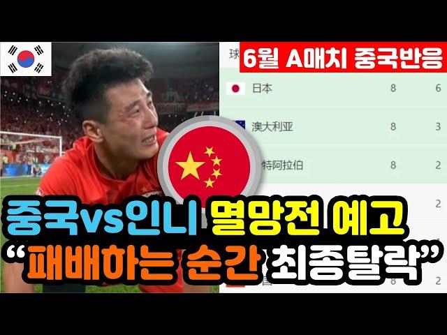 [중국반응] 월드컵 플레이오프 진출권이 걸린 '3차예선 인니전' 실시간 중국반응 "귀화선수가 19명이라니.." / (월드컵 해외반응, 외국반응 등)