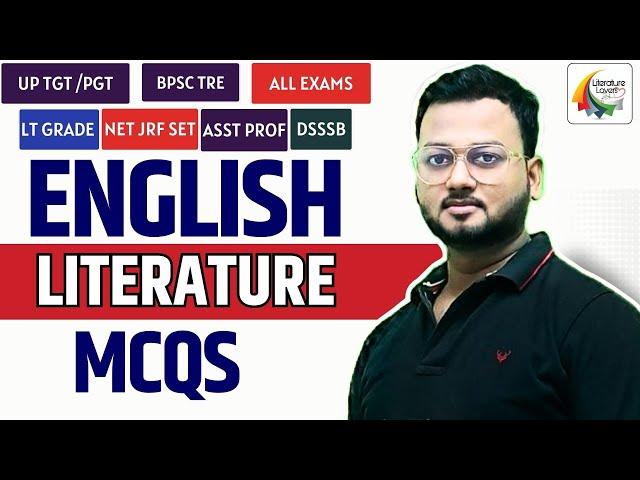 All Exams English Literature Selected Questions | Literature Lovers | AKSRajveer Sir