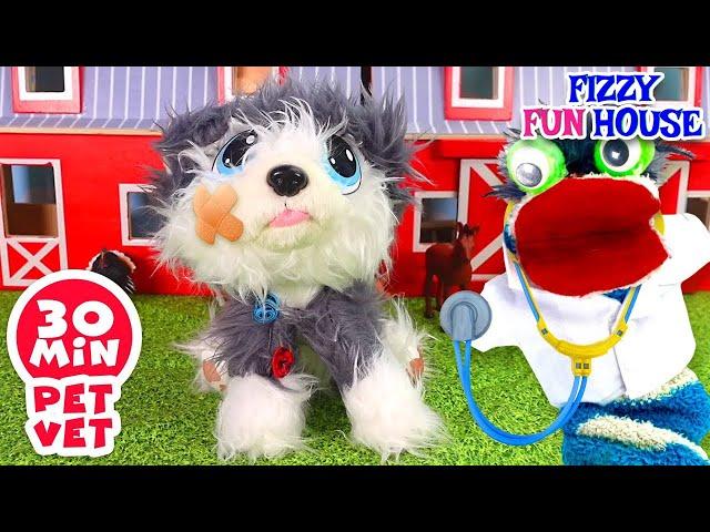 Fizzy The Pet Vet Takes Care Of His Animal Friends ️ | Fun Compilation For Kids