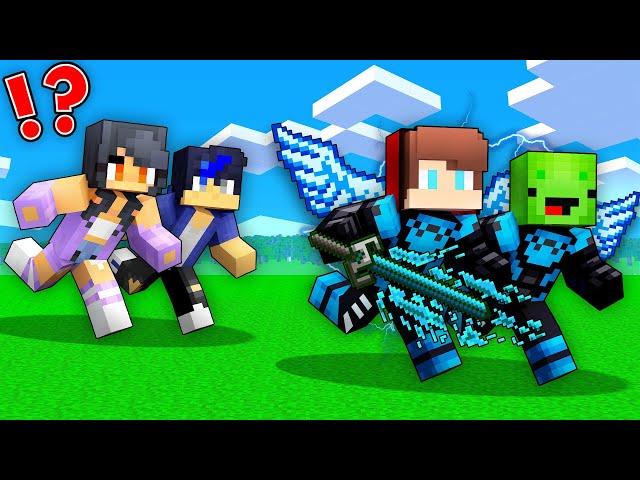 BLUE BEETLE Speedrunners vs YOUTUBERS Hunters : JJ vs Mikey in Minecraft Maizen!