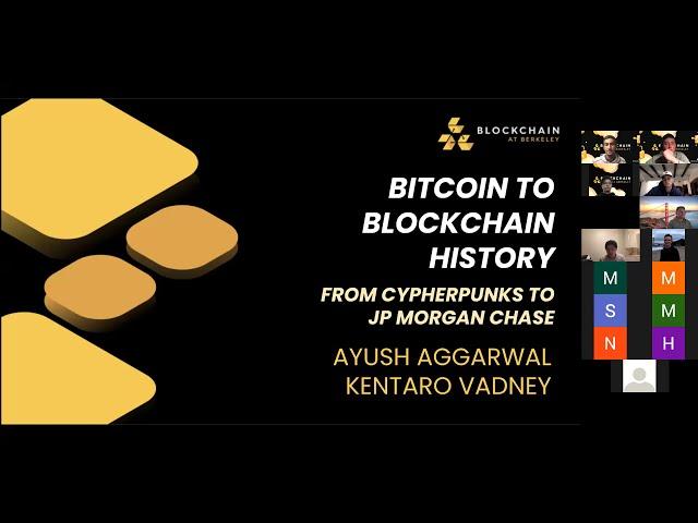 Lecture 2: Bitcoin to Blockchain History