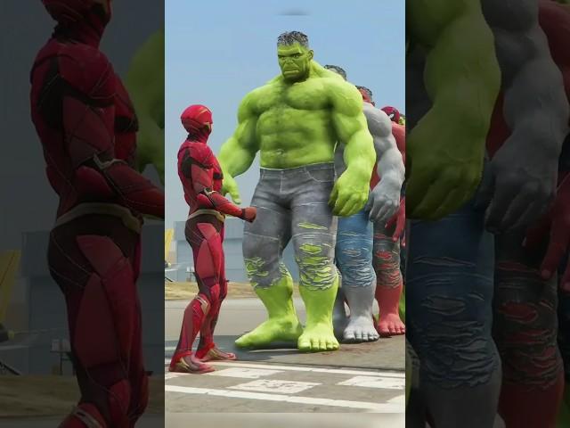 MARVEL, DC AND ANIME VS ALL HULK VARIENTS - WHO IS STRONGEST | #Shorts | #GTA5