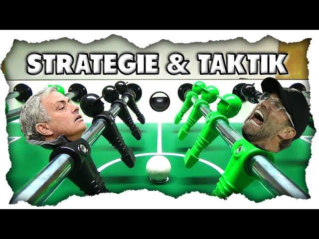 Strategie und Taktik beim Tischfußball