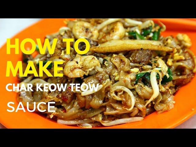 How To Make a simple (char kway teow) seasoning sauce | Foodie Bite