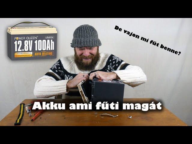 Akku ami fűti magát | Power Queen 12V 100Ah Self-Heating LiFePO4 ◆ Eszközteszt