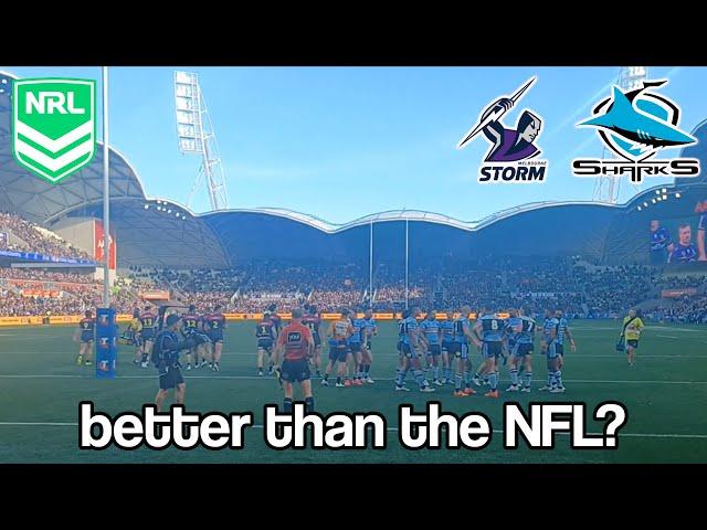 Yank Experiences NRL Finals | Melbourne Storm v Cronulla Sharks Vlog | kelusport