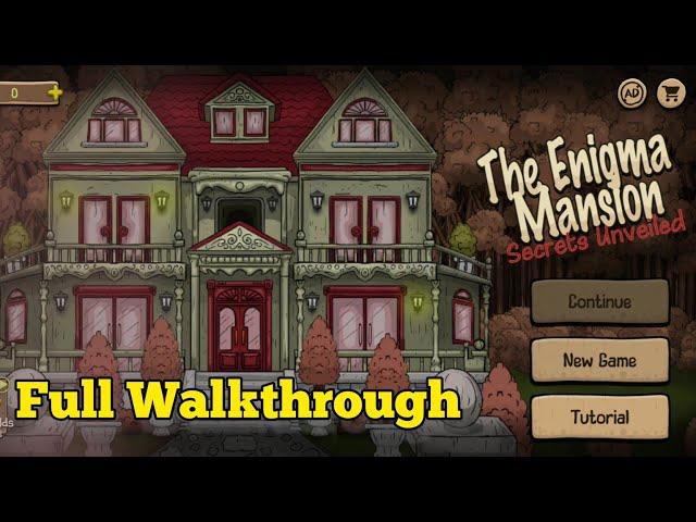 The Enigma Mansion Full Game Walkthrough